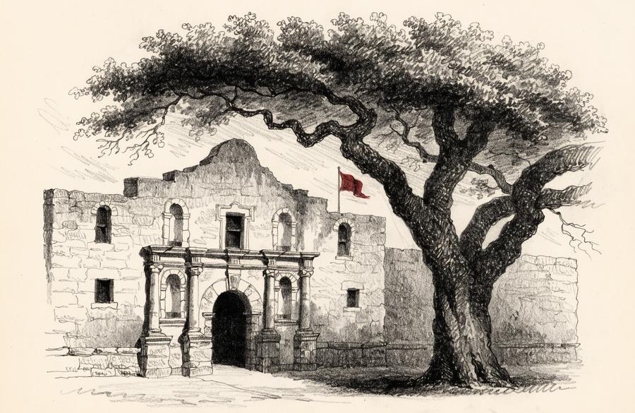 Ilustración a lápiz de San Antonio